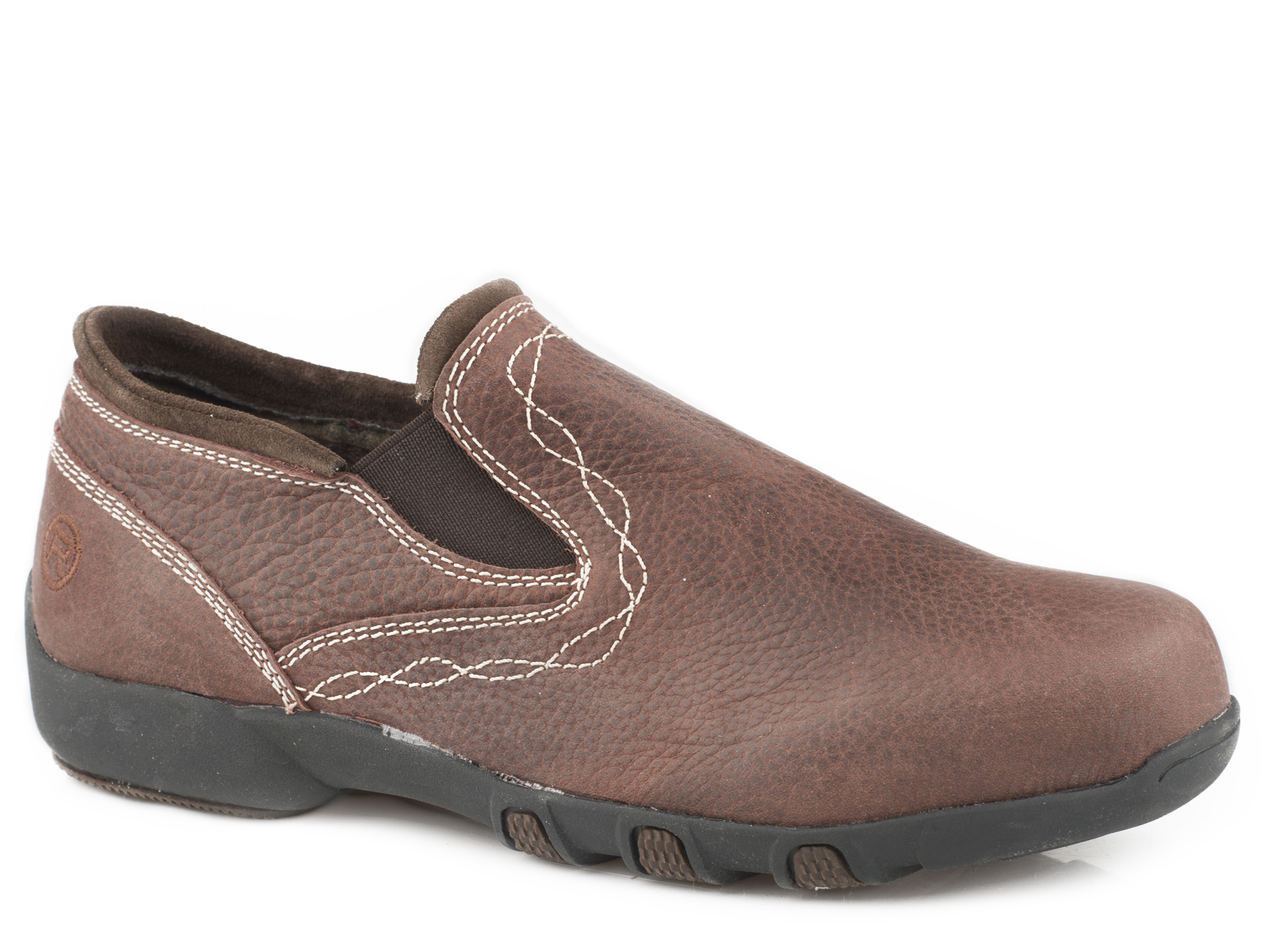 Petty Womens Brown Tumbled Leather