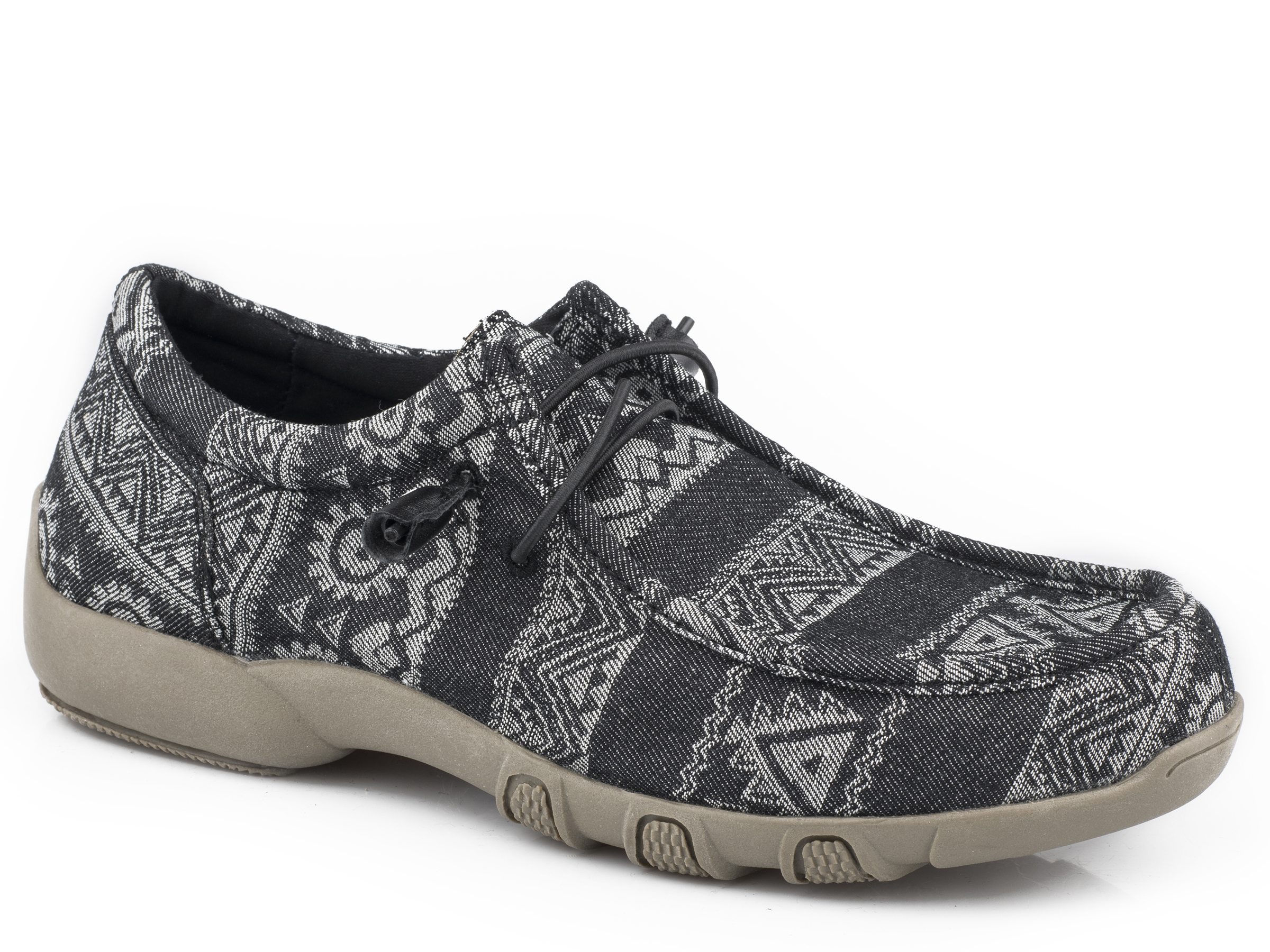 Chillin Aztec Womens Black Aztec Canvas