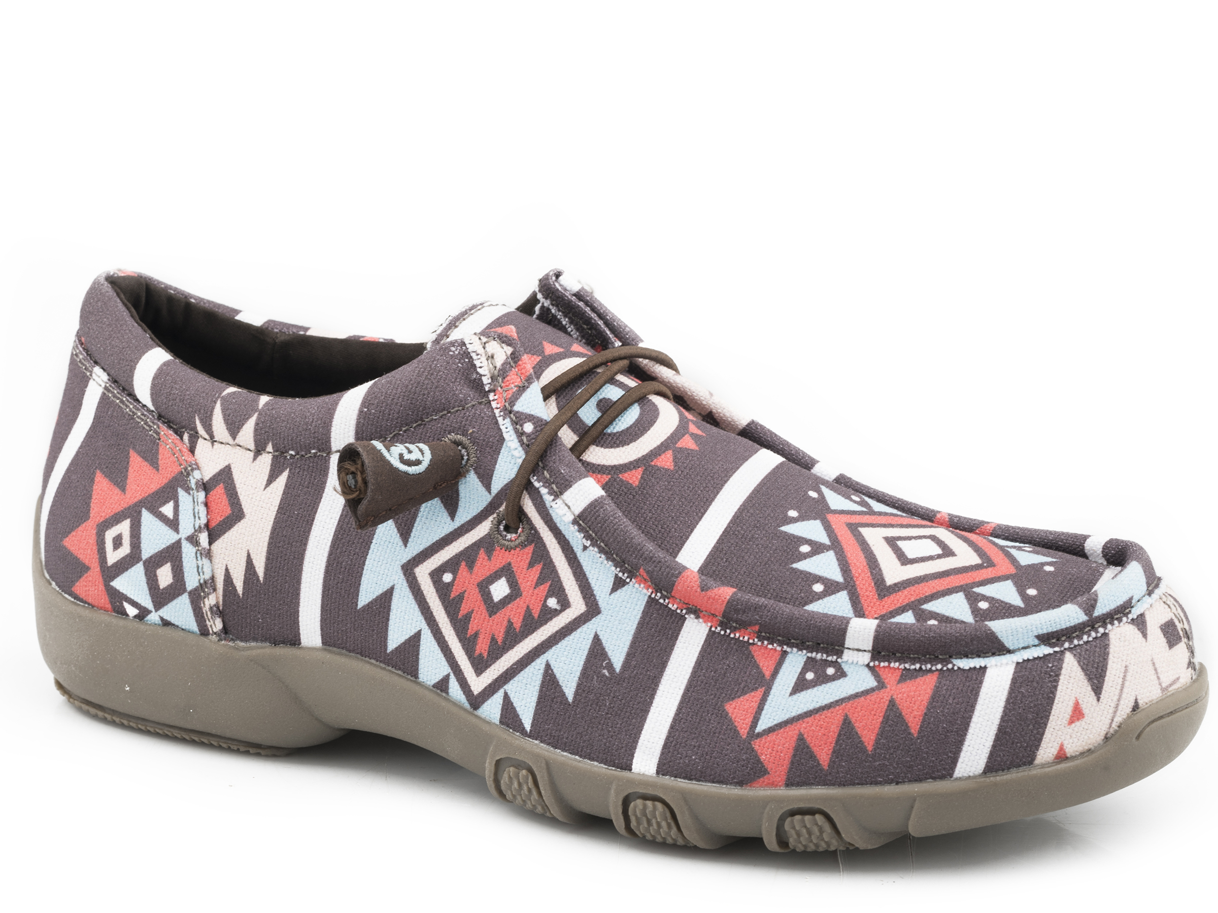 Chillin Aztec Womens Brown Aztec Canvas