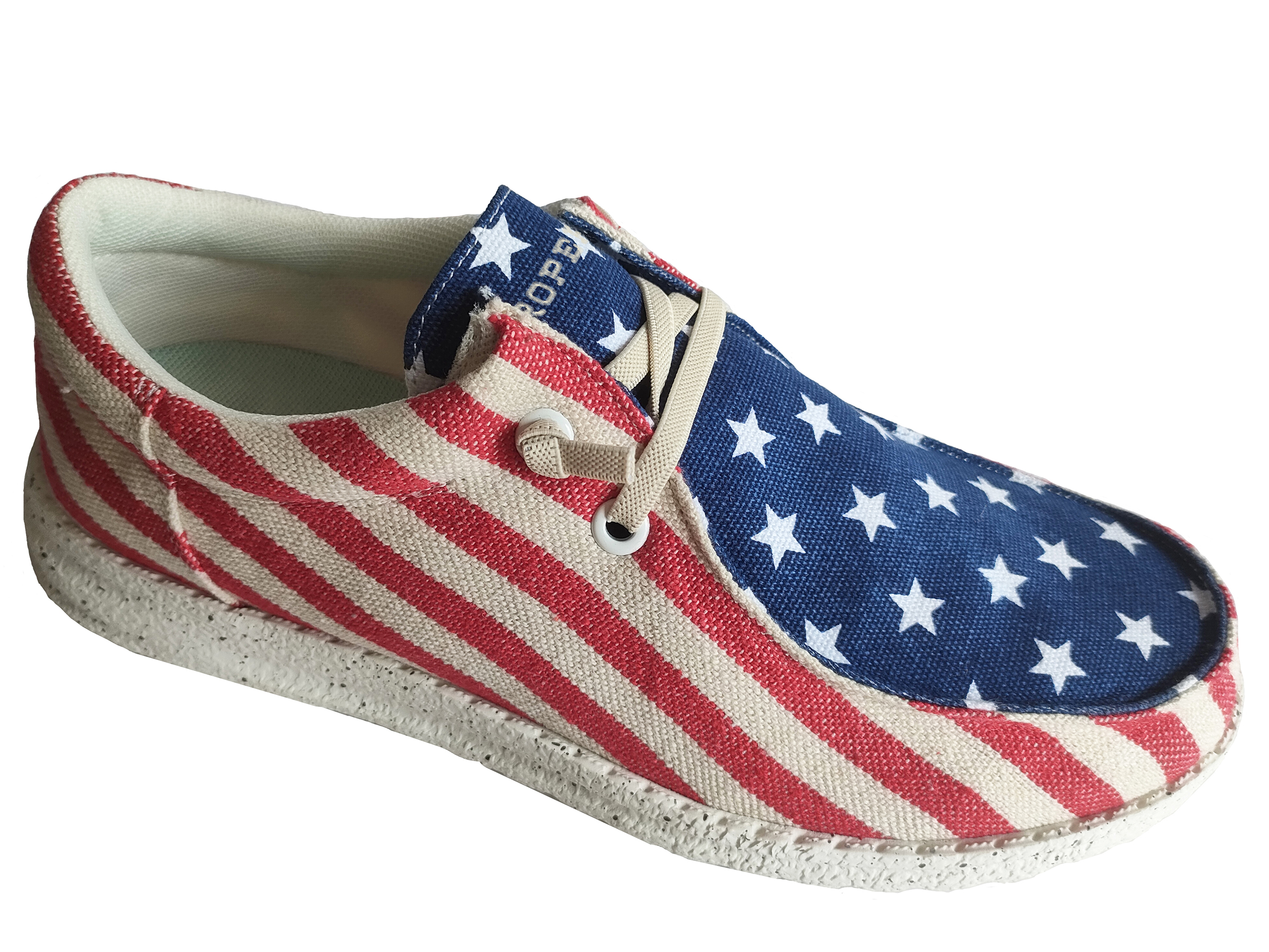 Hang Loose Womens Red Upper All-over Flag Design