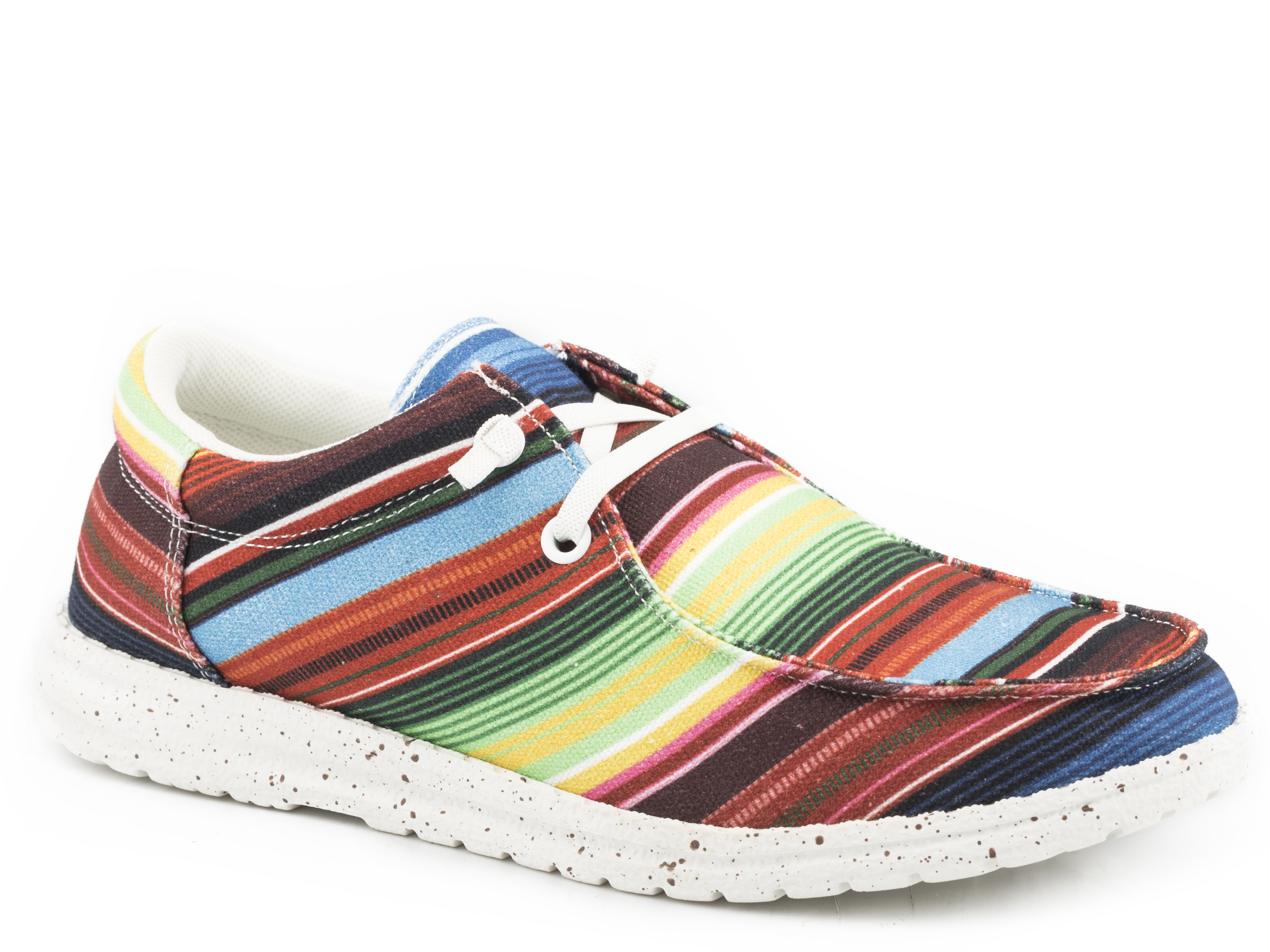 Hang Loose Womens Red Serape Printed Upper