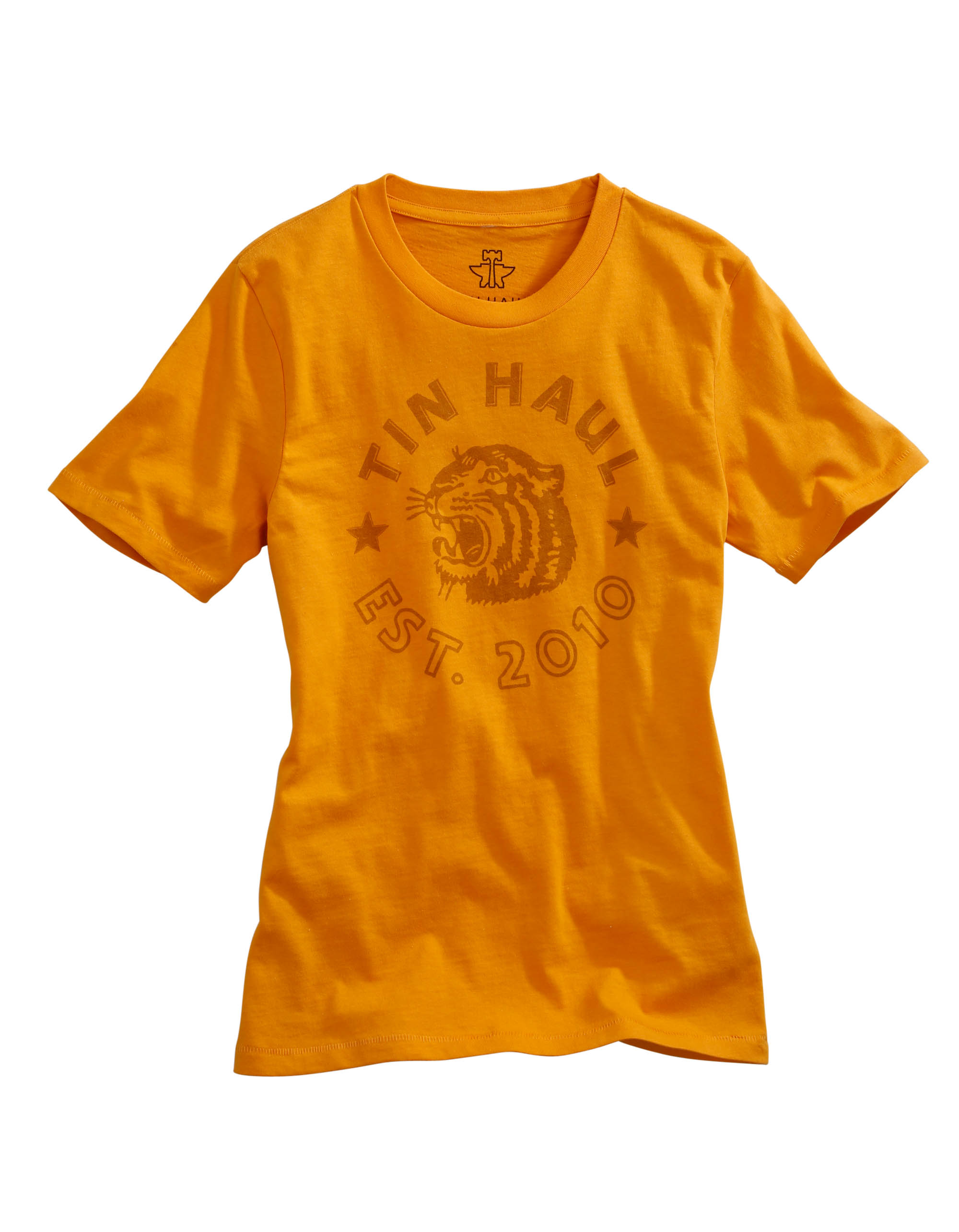 Tin Haul Collection- T-shirts Womens Gold Tin Haul Make You Roar Tiger Screen