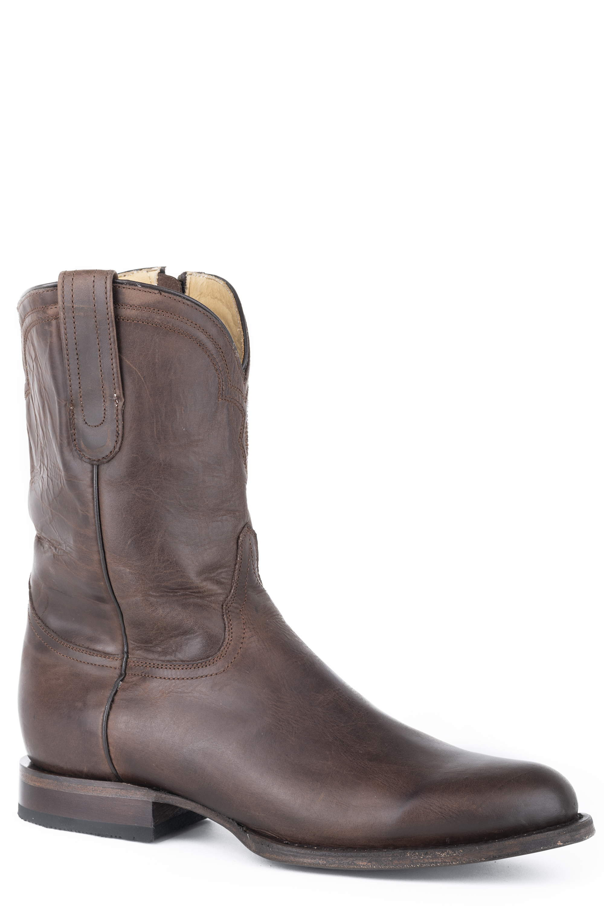 Rancher Zip Roper Mens Burnished Brown Vamp & Shaft