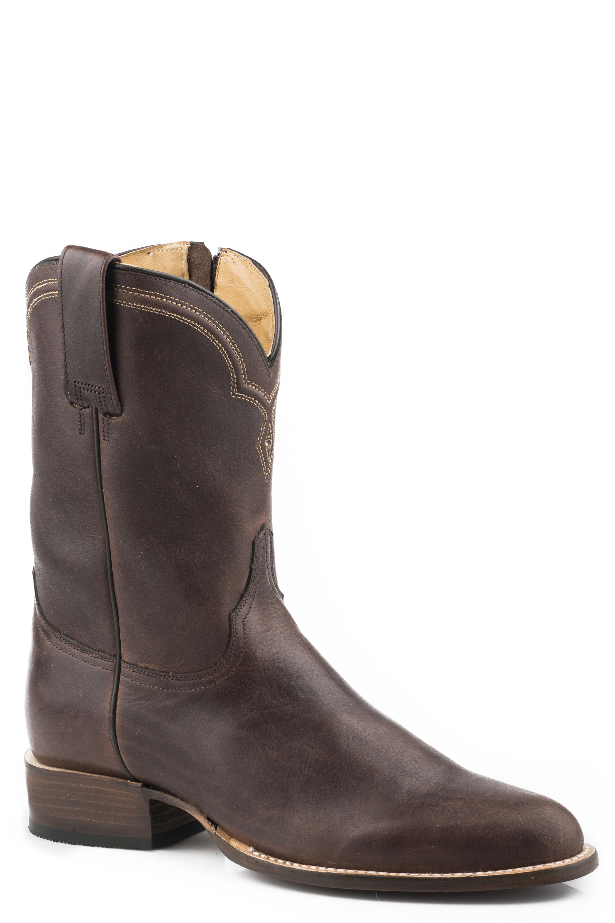 Rancher Zip Roper Mens Burnish Brown Vamp & Shaft