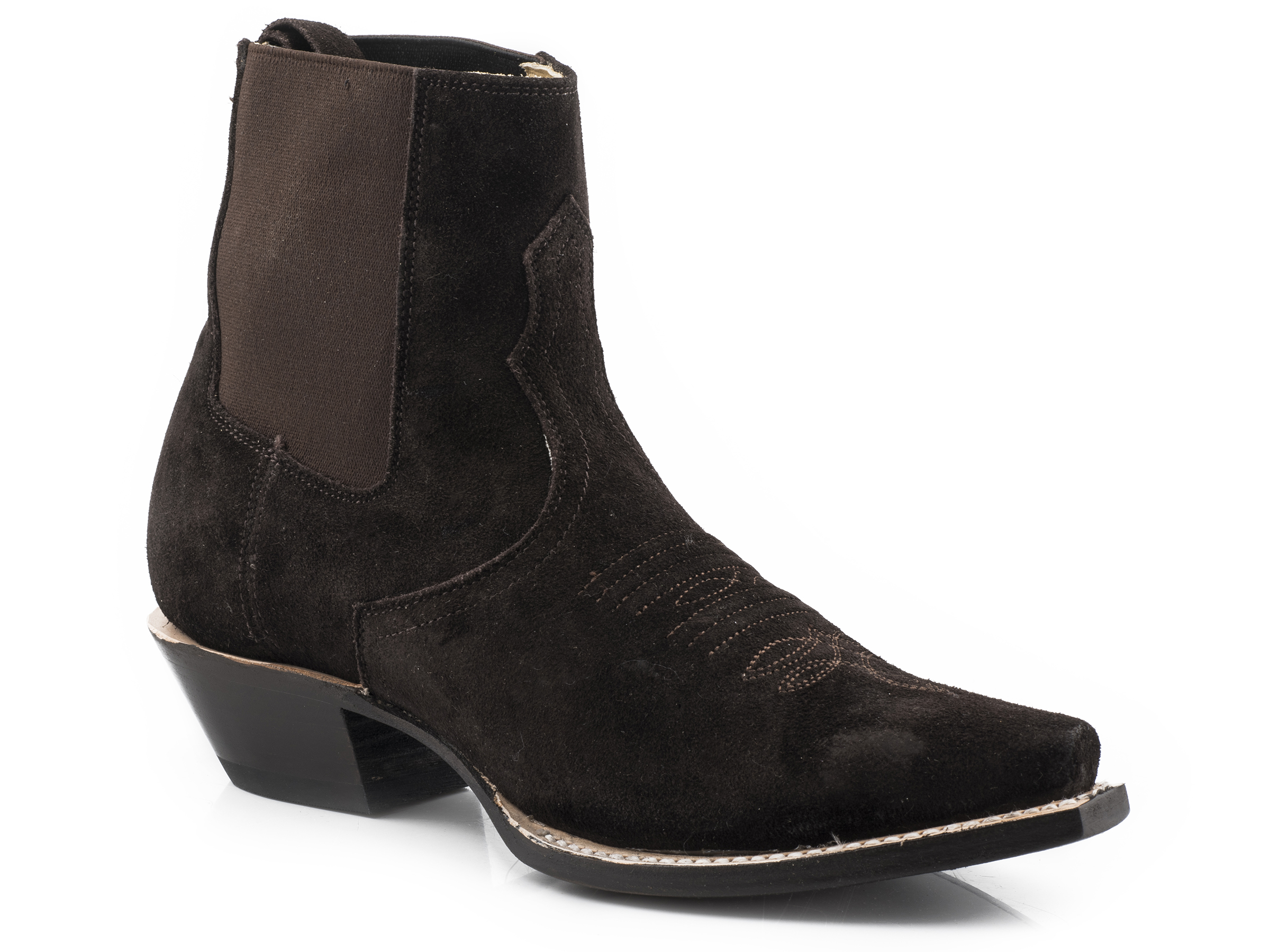 Everly Womens Dark Brown Brown Suede Vamp And 5’shaft With