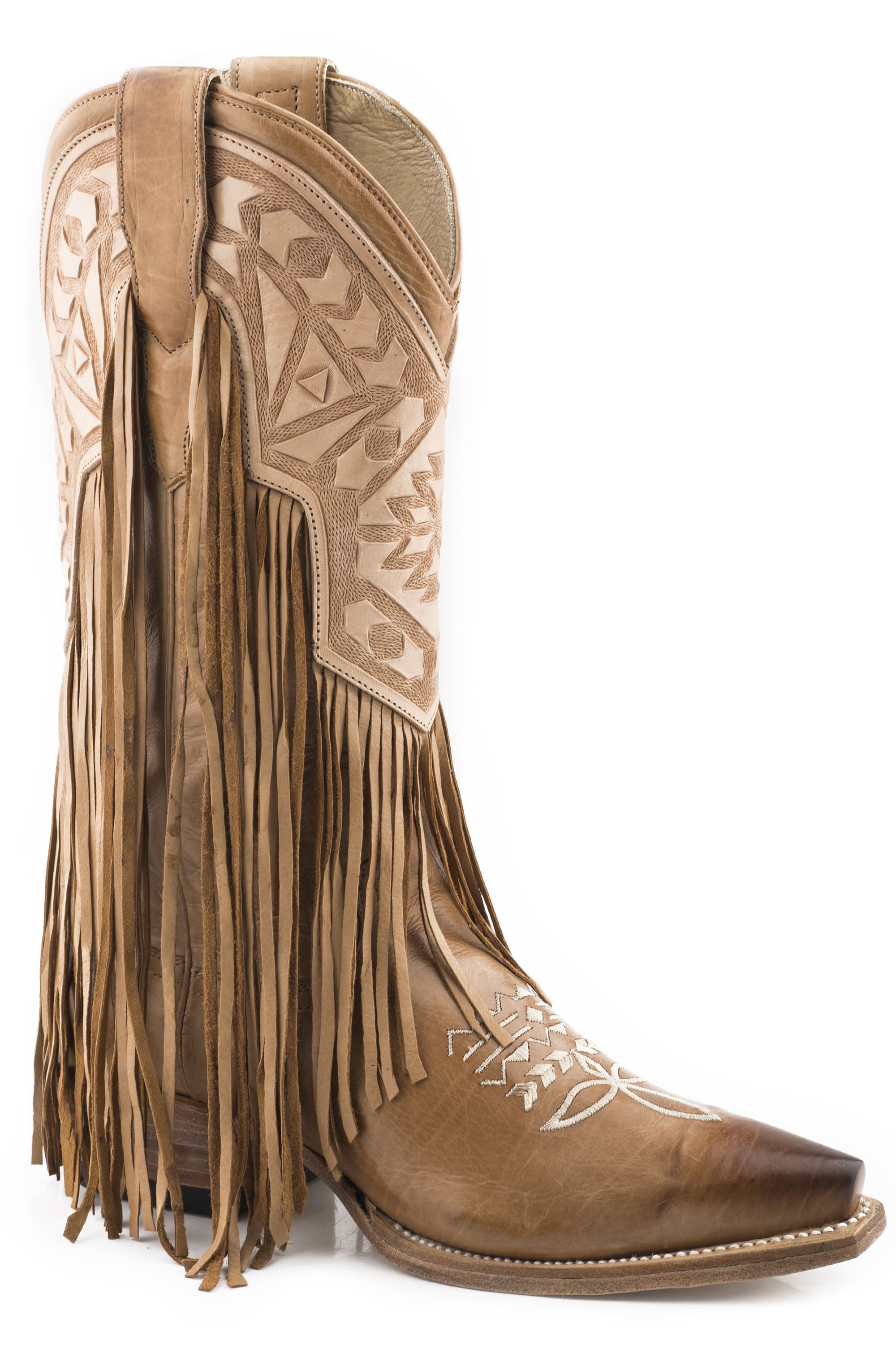 Sloane Womens Brown Gold Calf Vamp And 13″ Shaft