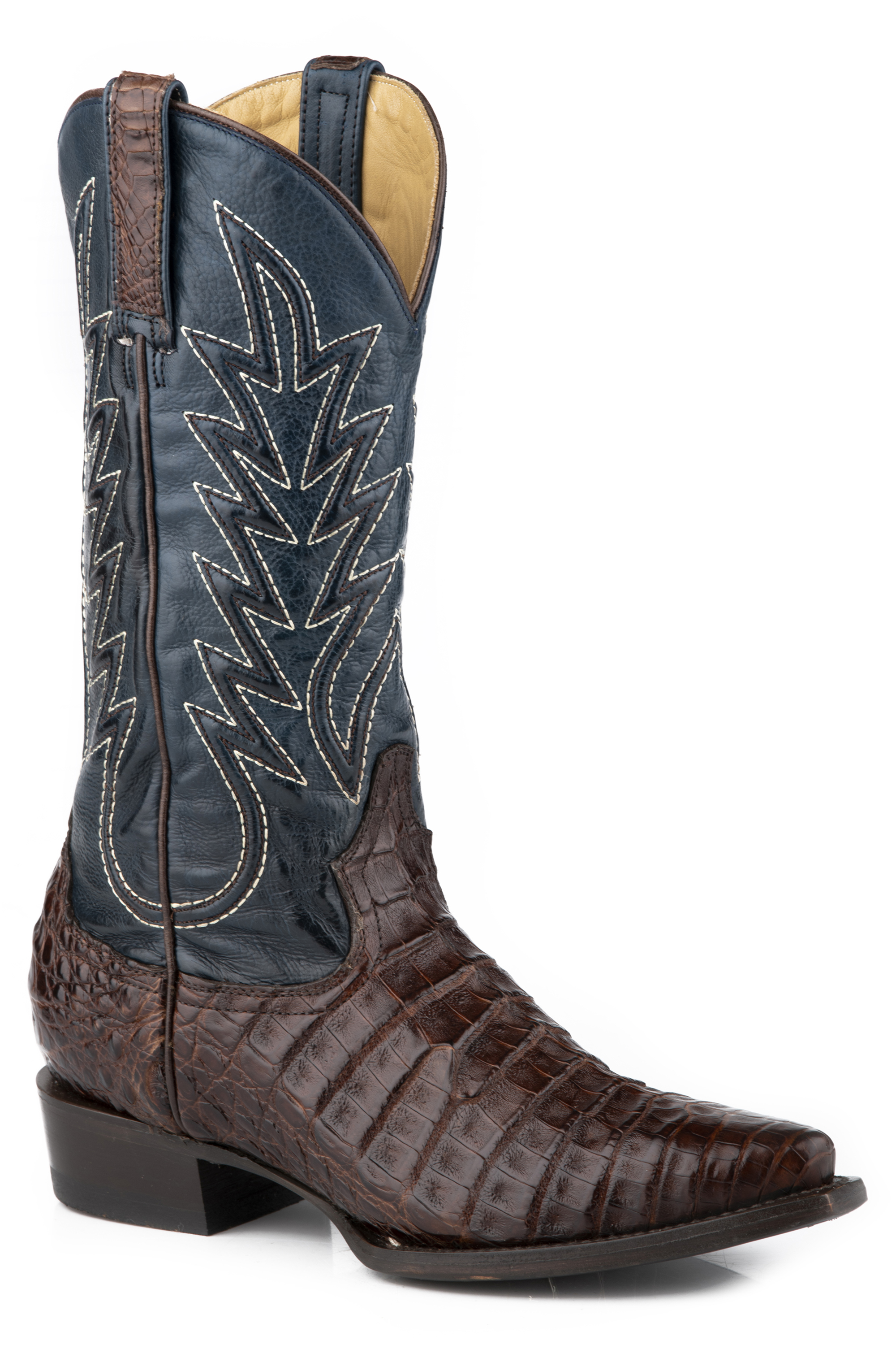 Adi Womens Brown Caiman Vamp/calf 13″shaft Unique