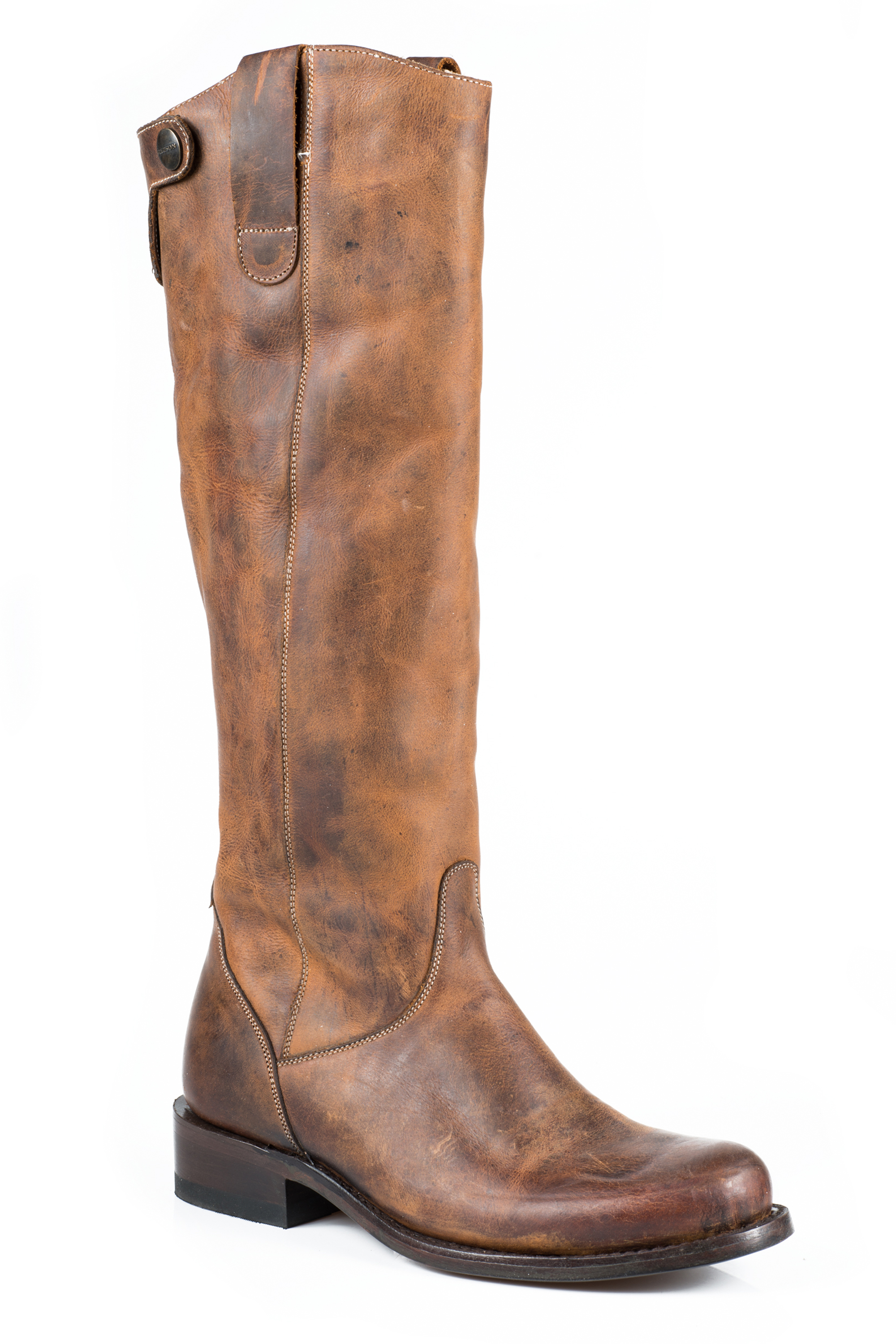 Dover Womens Burnished Distressed Brown Vmp/16″shft