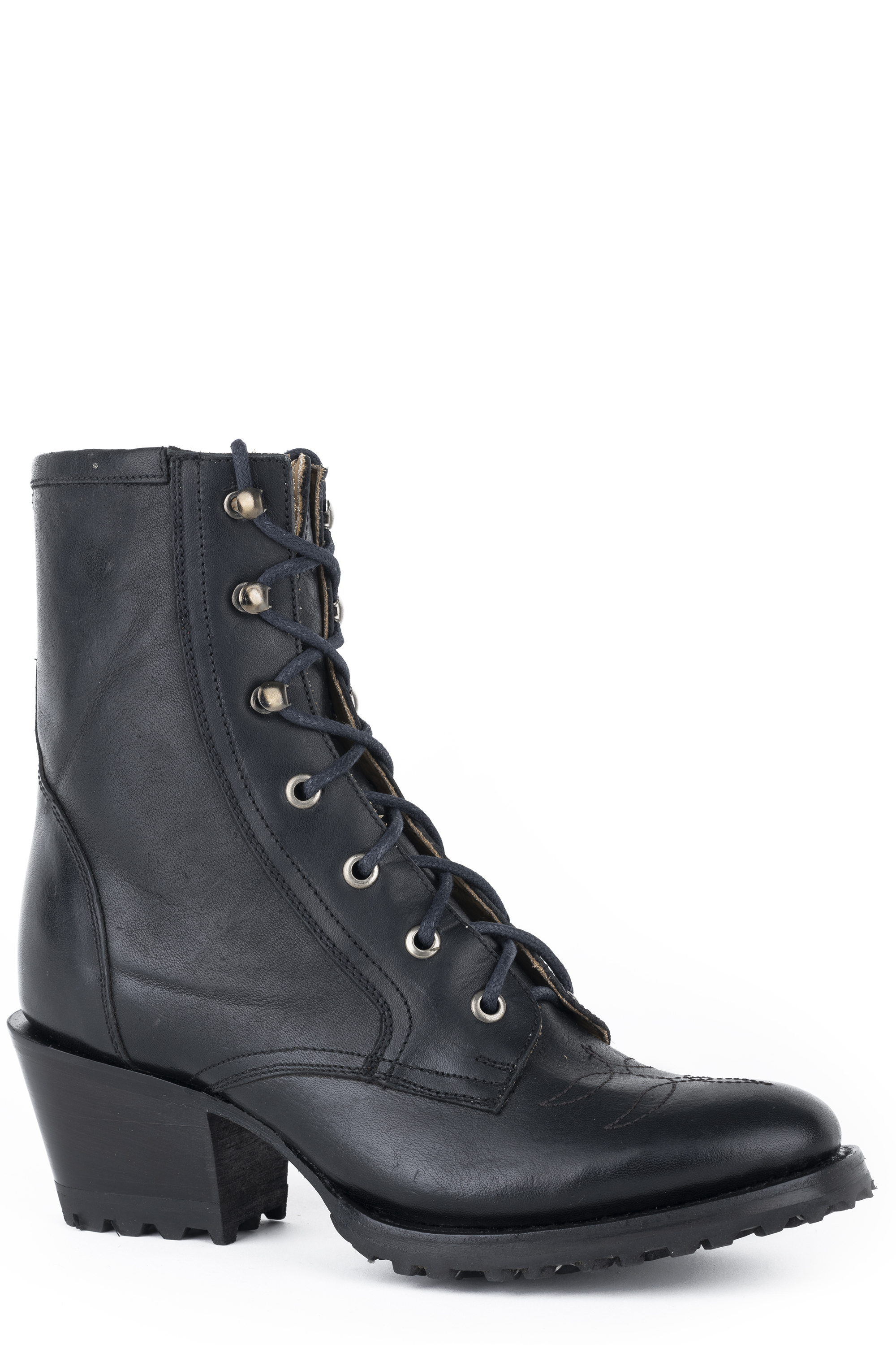 Hattie Boots Womens Black Oiled Vamp And 7″ Shaft