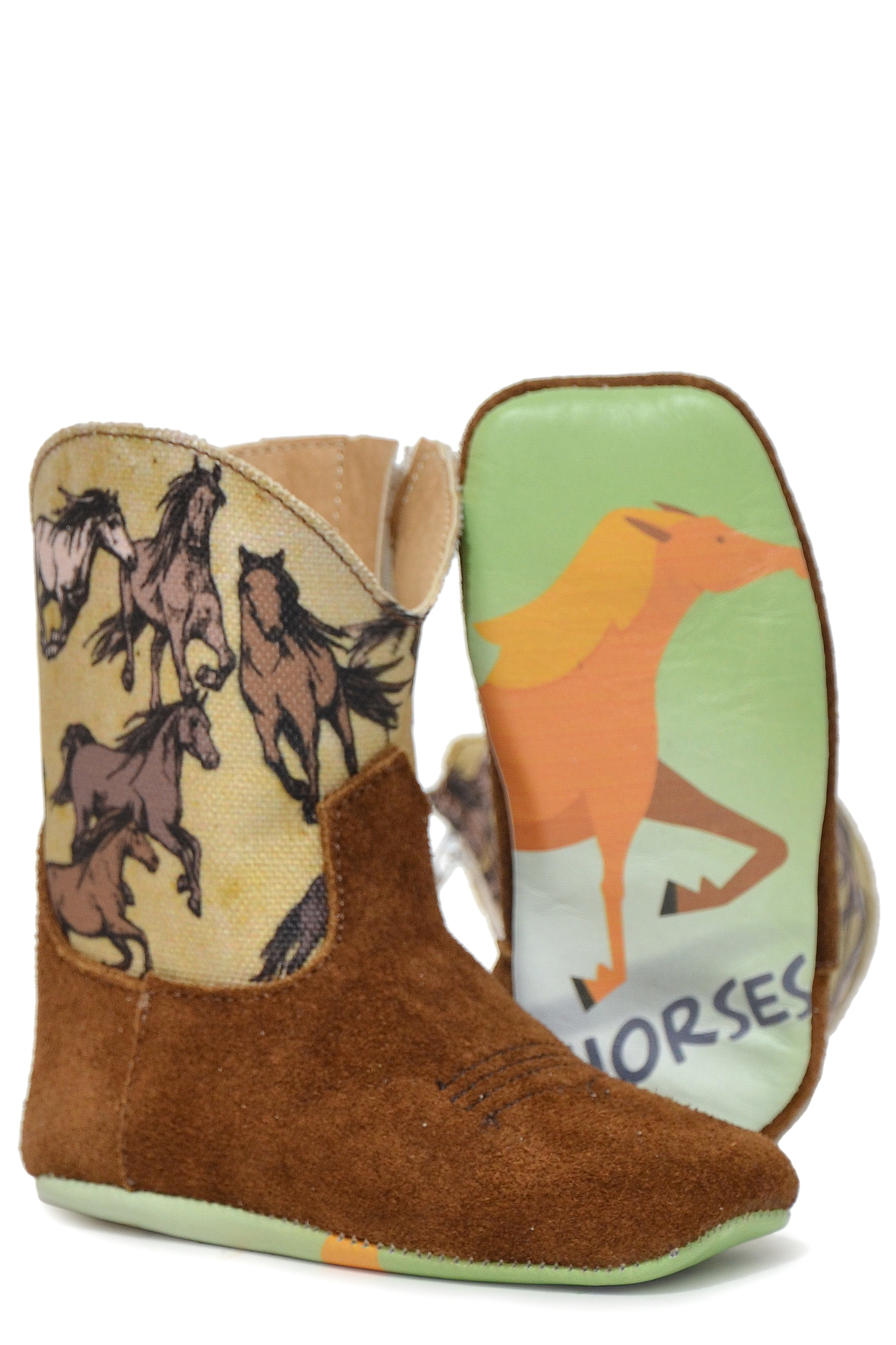 Stampede / Born To Ride Sole Infants Brown Stampede