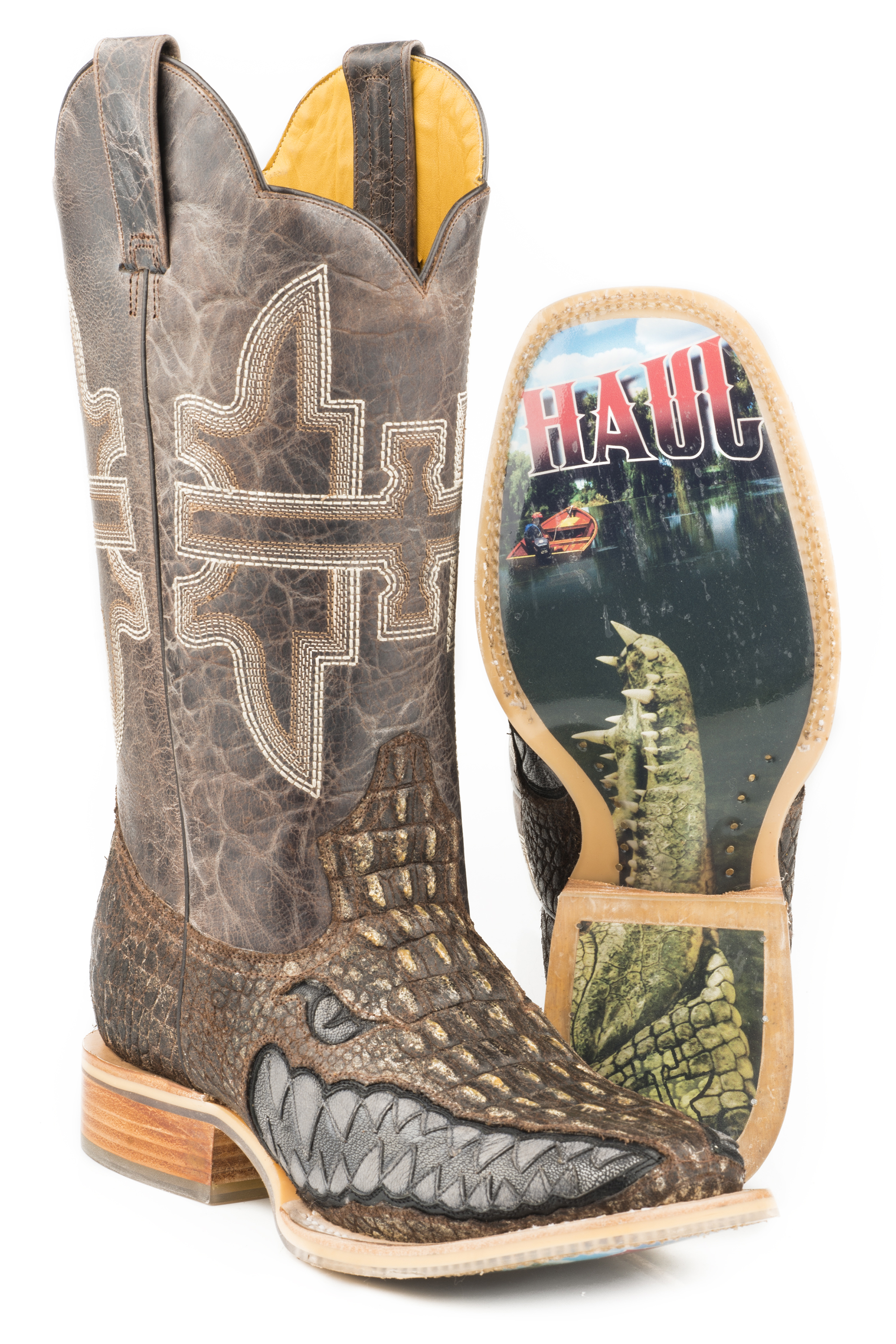 Swamp Chomp / Gator Sole Mens Brown Swamp Chomp