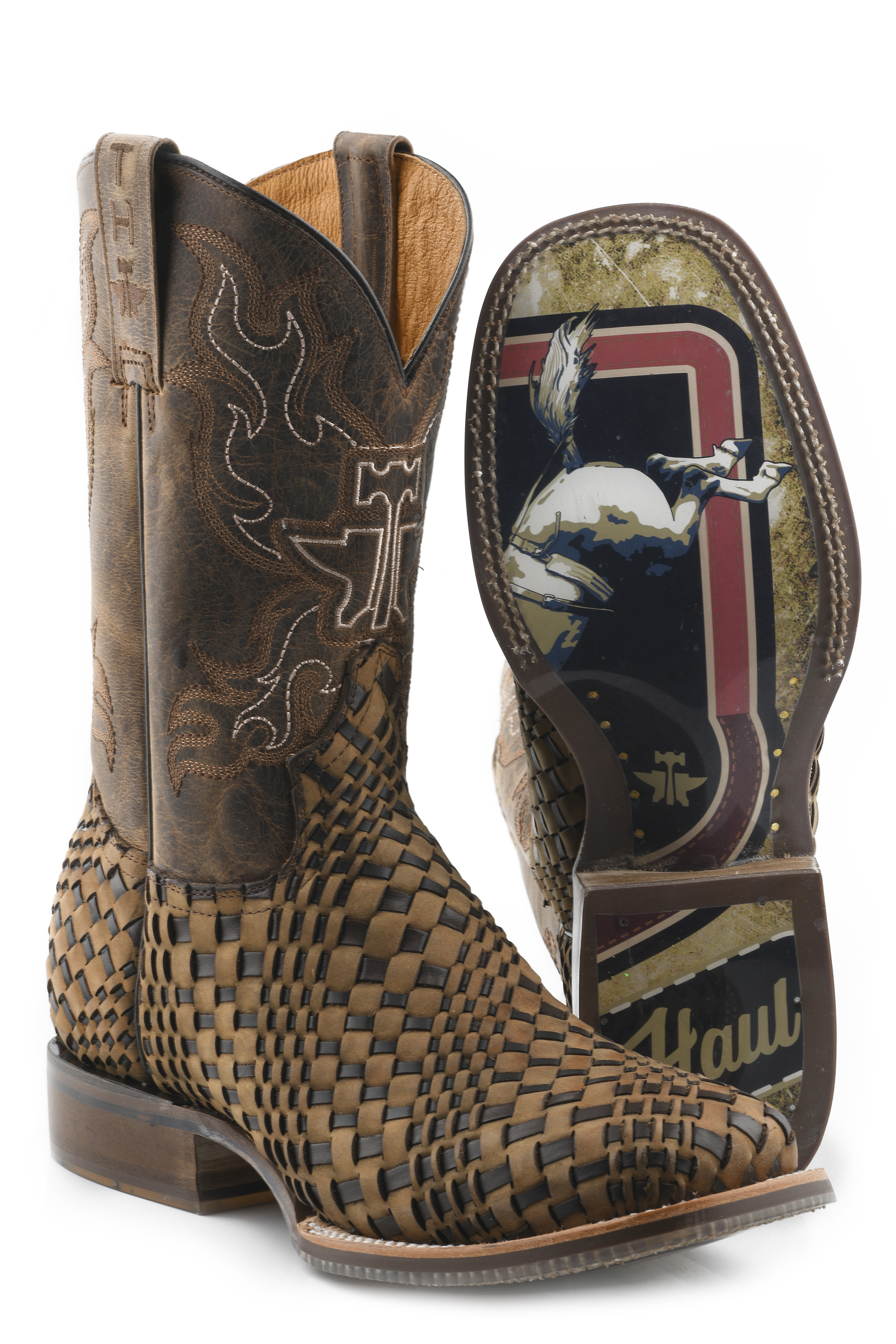 Dream Weaver / Bronc Rider Sole Mens Tan Dream Weaver