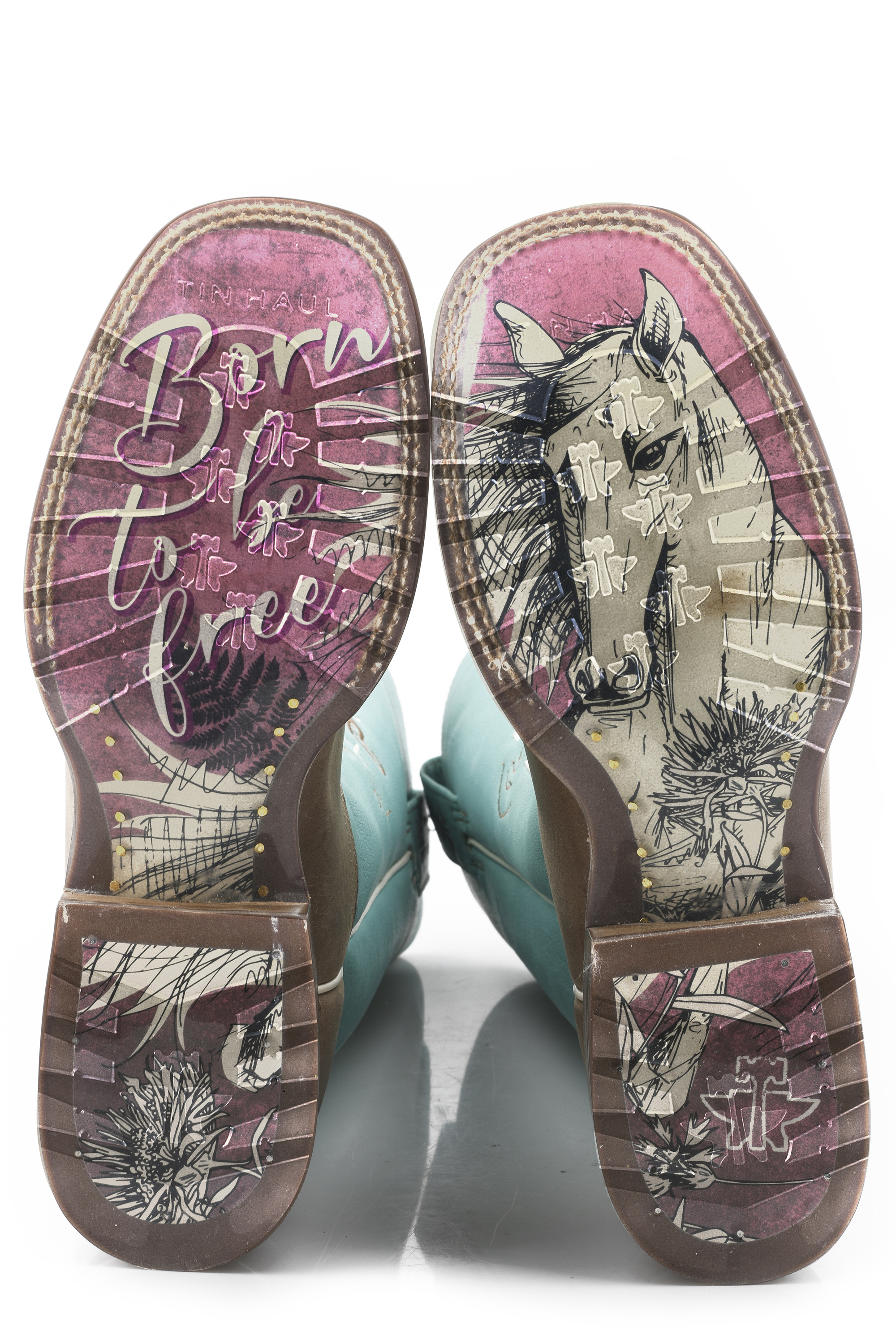 A Cowgirls Motto / Born To Be Free Lug Sole Womens Tan A Cowgirls Motto