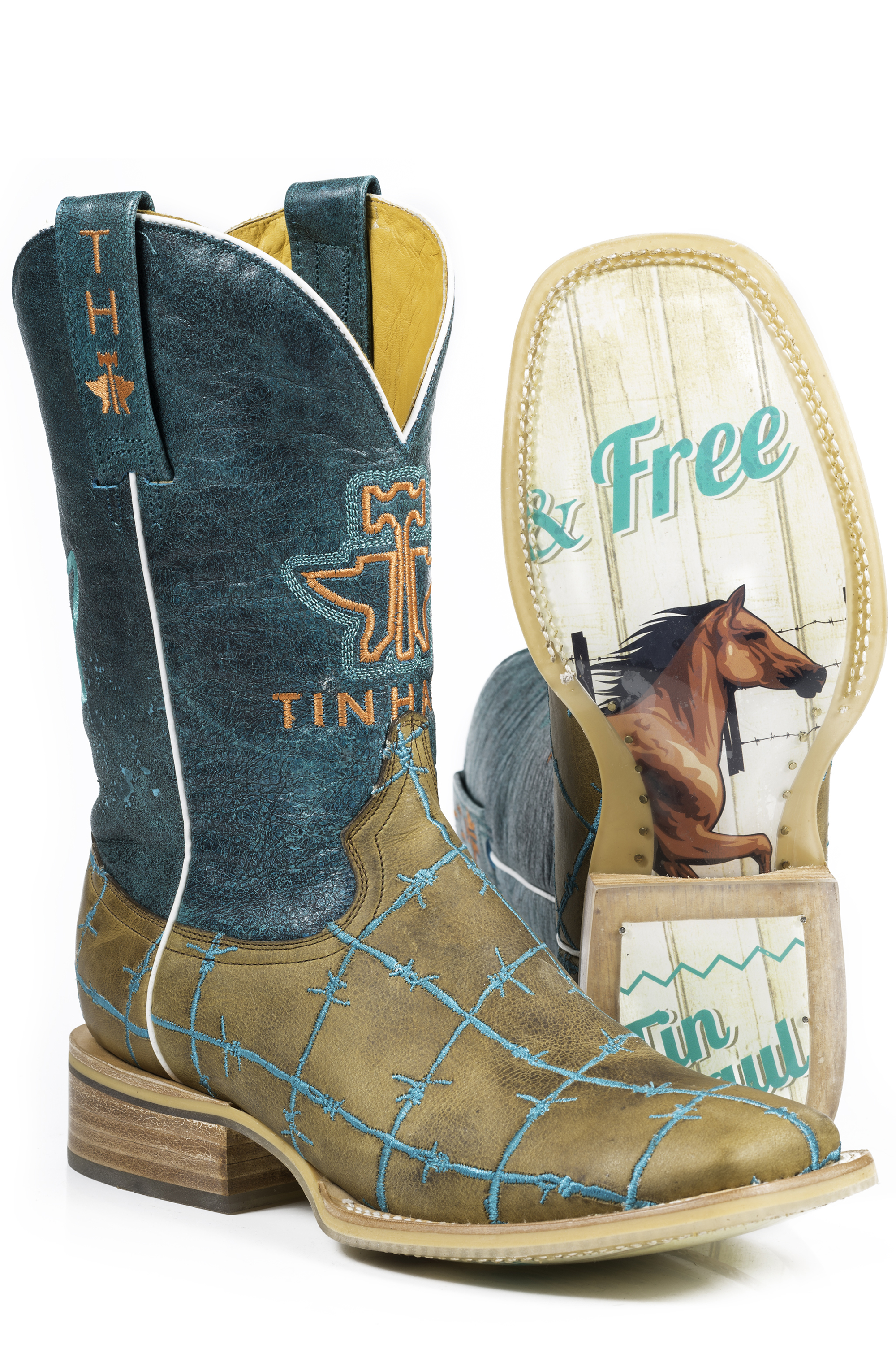 Barbd Wire / Wild And Free Sole Ladies Tan Barb Wire