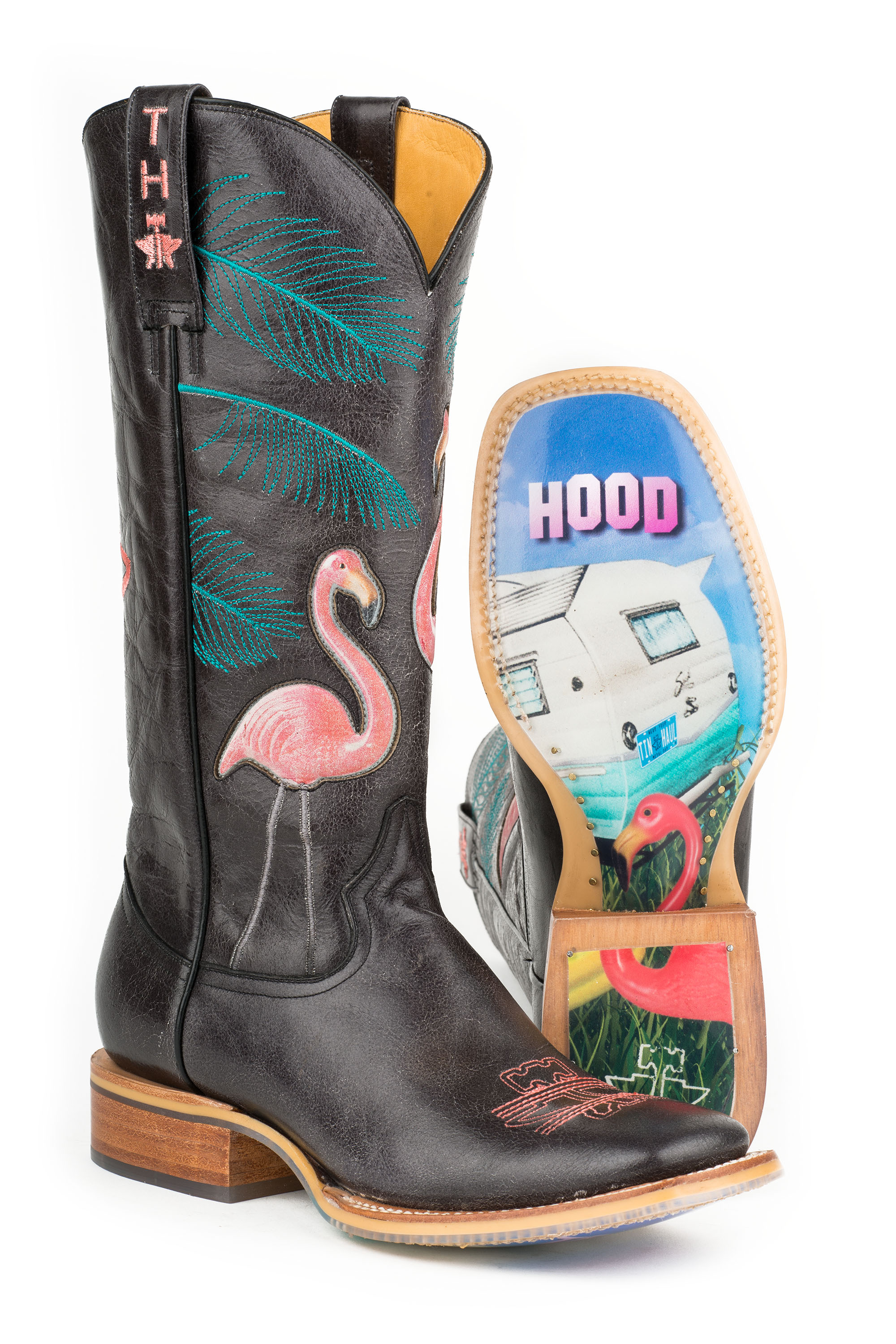 Flamingo / Trailerhood Sole Womens Black Flamingo