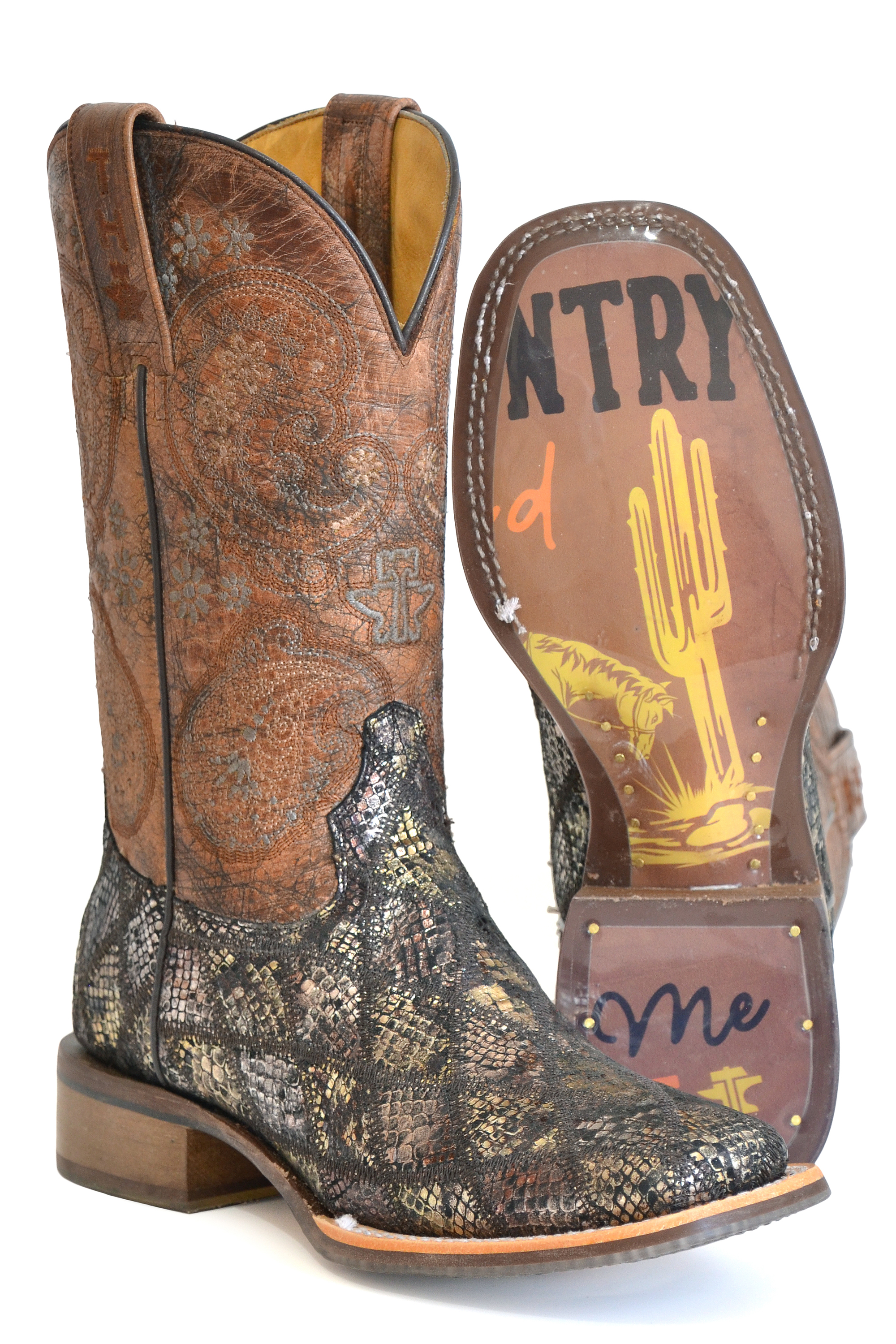 Paisley Python / Country Road Sole Womens Multi Paisley Python