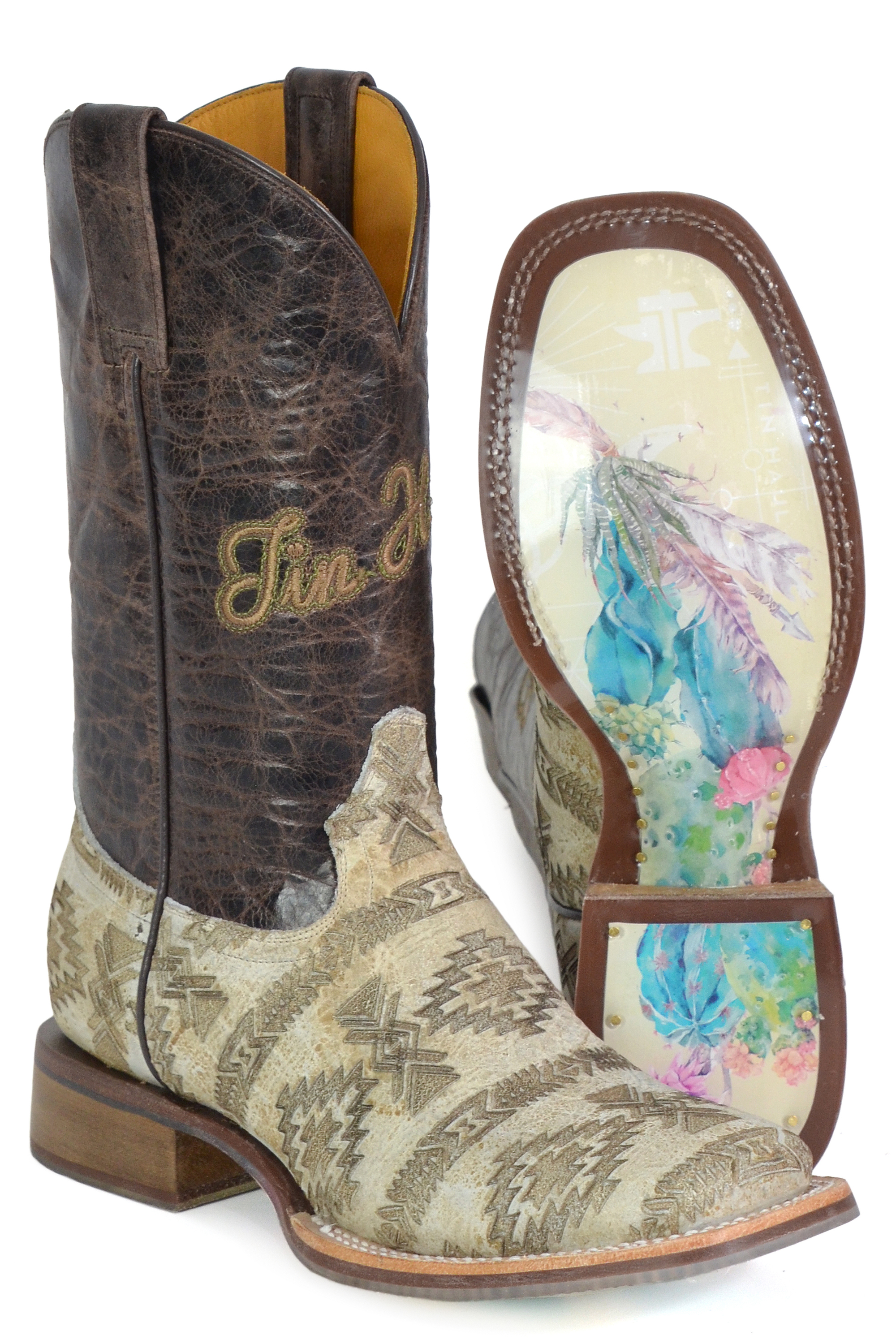 Sign Of The Sun / Desert Floral Sole Womens Brown Sign Of The Sun